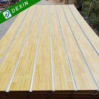 Display Melamine Coated MDF Slatwall Sheet